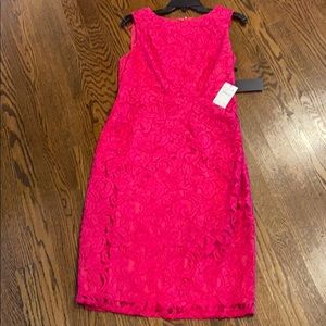 Beautiful lace overlay party dress